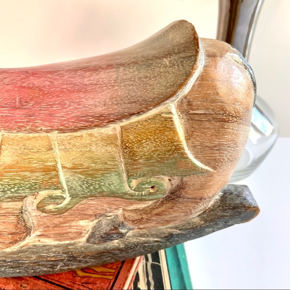 Hand carved rocking horse table decor Cottagecore - Picture 6 of 8